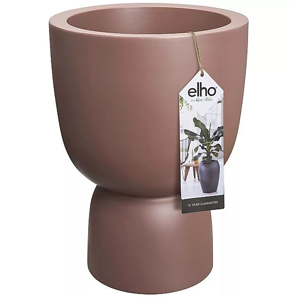 Elho Blumentopf Pure Coupe Ø 41,3 cm Rosé-Braun günstig online kaufen