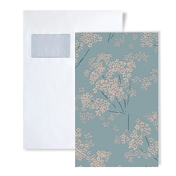 PROFHOME 1 MUSTERSTÜCK S-395485-GU DIN A4 MUSTER der Floralen Tapete günstig online kaufen