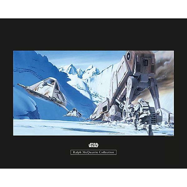 Komar Wandbild Star Wars Classic RMQ Hoth Battle S Star Wars B/L: ca. 50x40 günstig online kaufen