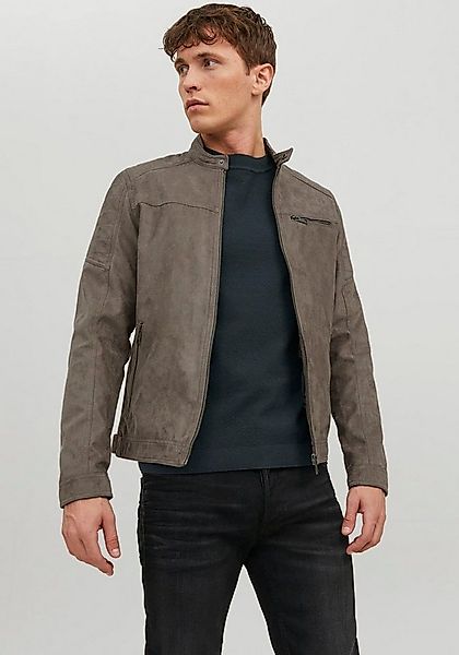 Jack & Jones Lederimitatjacke JJEROCKY in Kunstlederoptik mit Reißverschlus günstig online kaufen