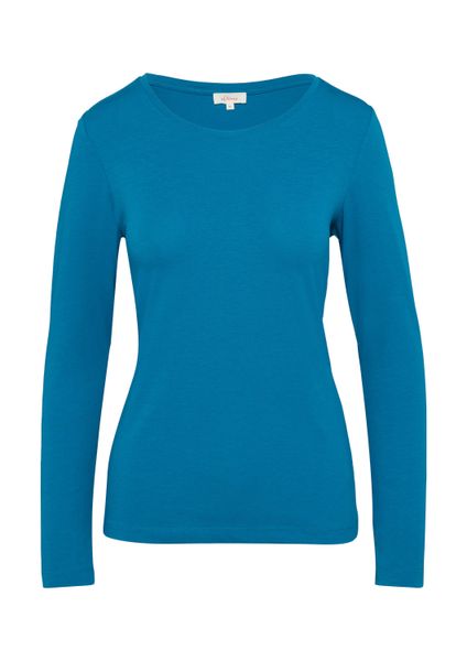 s.Oliver Langarmshirt T-Shirt Longsleeve aus Baumwollstretch günstig online kaufen
