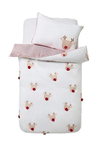 Next Bett-Set Bettbezug und Kissenbezug mit Weihnachtsmotiv, Bezug: Polyest günstig online kaufen