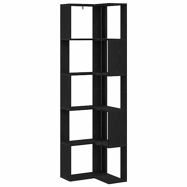 vidaXL Bücherregal Schwarz Eichen-Optik 50 x 50 x 179 cm 868049 günstig online kaufen