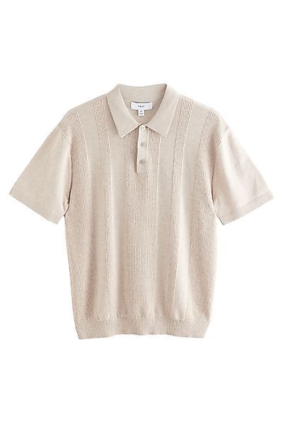 Next Poloshirt Kurzärmeliges Strick-Polohemd im Regular günstig online kaufen