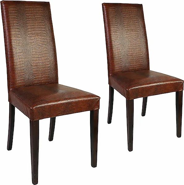 Home affaire Polsterstuhl »Java«, (Set), 2 St., Kunstleder, Kunstlederbezug günstig online kaufen