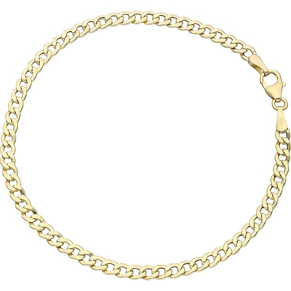 Luigi Merano Panzerarmband Panzerkette glanz, Gold günstig online kaufen