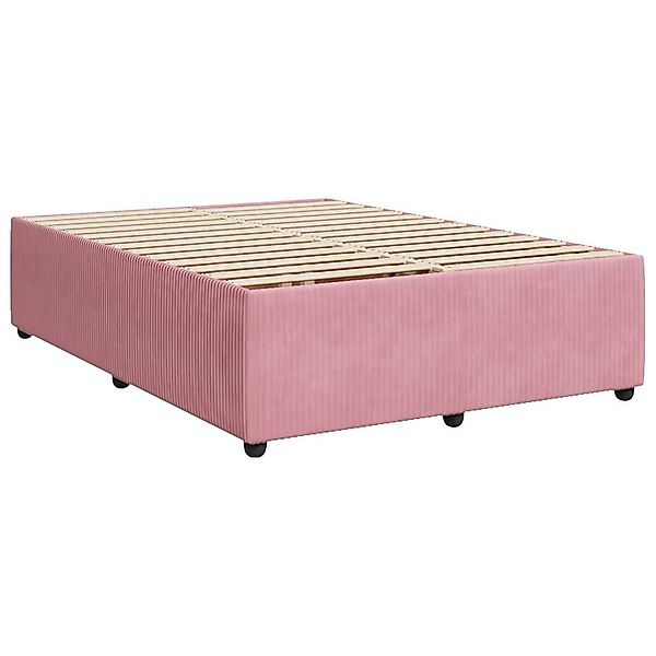 vidaXL Bett Bettgestell Rosa 160x200 cm günstig online kaufen