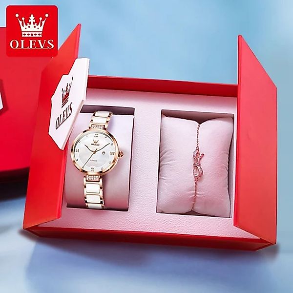 Tidy Quarzuhr Ostern Muttertag Olevs Geschenkset günstig online kaufen