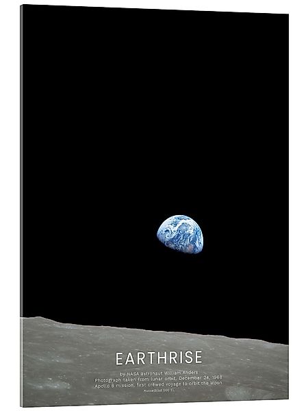 Posterlounge Wandbild Earthrise - Apollo 8, günstig online kaufen