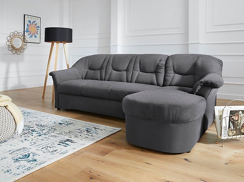 DOMO collection Ecksofa "Sarafina zeitlos und komfortabel, optional mit Fed günstig online kaufen