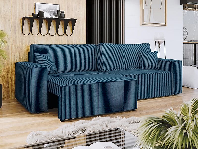 MIRJAN24 Schlafsofa Karl Cord mit L-Funktion, günstig online kaufen