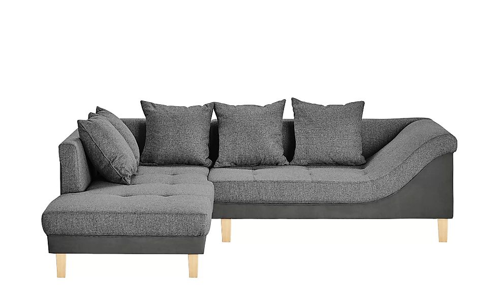 smart Ecksofa - grau - 86 cm - Polstermöbel > Sofas > Ecksofas - Möbel Kraf günstig online kaufen