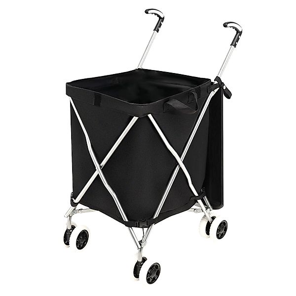 COSTWAY Einkaufstrolley, 90 l, bis 55 günstig online kaufen