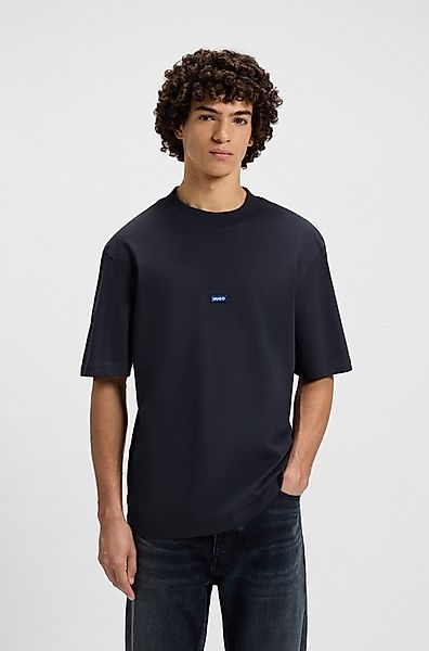 HUGO Blue T-Shirt Nieros mit Logo-Patch günstig online kaufen