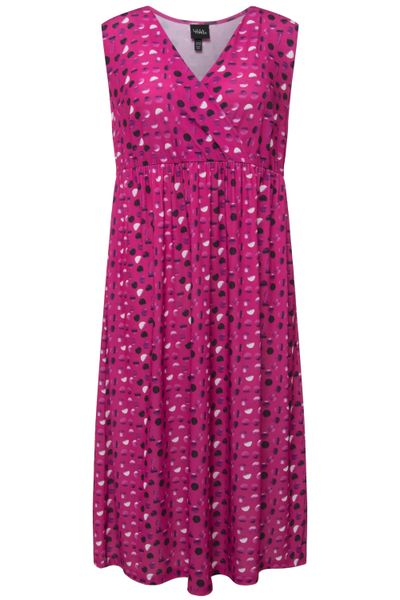 Ulla Popken Maxikleid Jerseykleid Punkte A-Linie günstig online kaufen