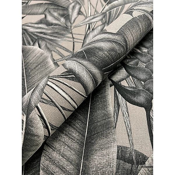 Newroom Vliestapete Bamba Grey Dschungel Modern FSC® günstig online kaufen