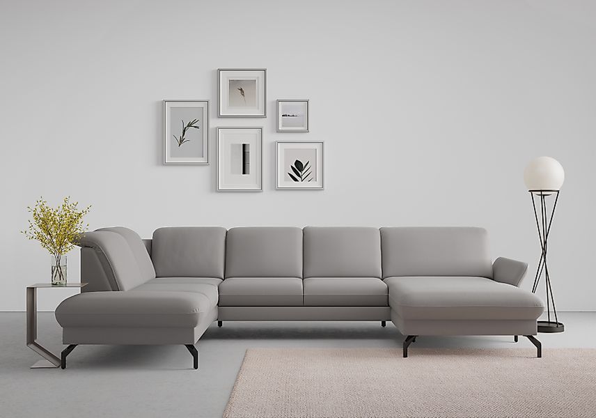 sit&more Wohnlandschaft »Fashion U-Form« wahlweise mit Kopfteilverstellung, günstig online kaufen