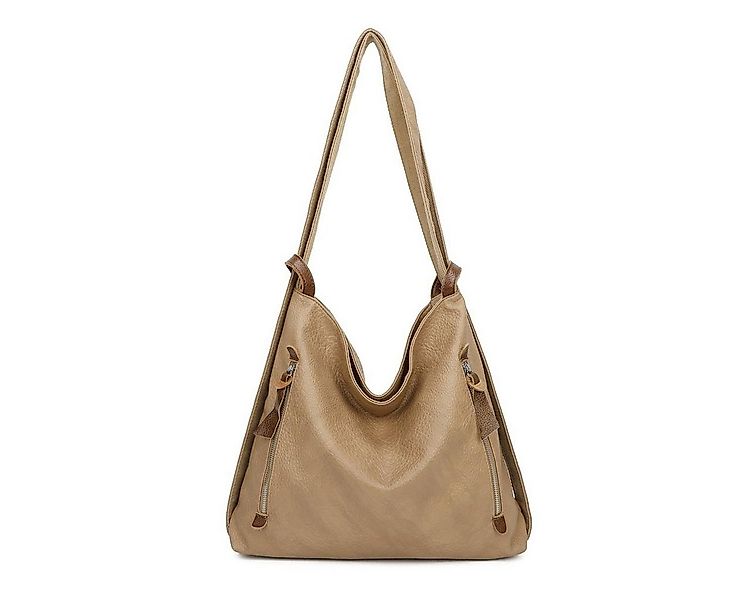 ITALYSHOP24 Schultertasche Damen Rucksack Handtasche Schultertasche, leicht günstig online kaufen