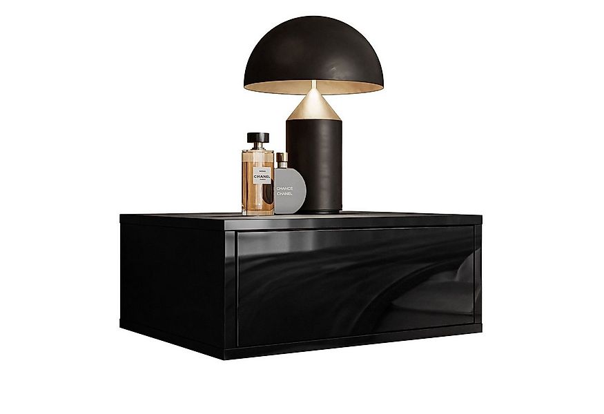 Lookway Nachttisch BLANCO Hängender Nachttisch mit LED Beleuchtung (1x Nach günstig online kaufen