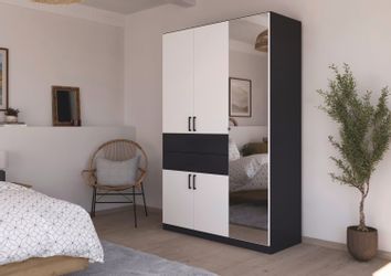 rauch Drehtürenschrank "Maika" mit Spiegel, 2 Schubladen, in verschiedenen günstig online kaufen