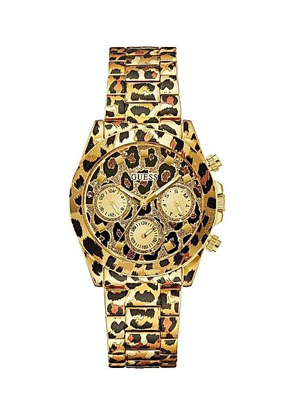 Guess Quarzuhr LEOPARDESS, (1-tlg), Quarz-Analoguhr günstig online kaufen