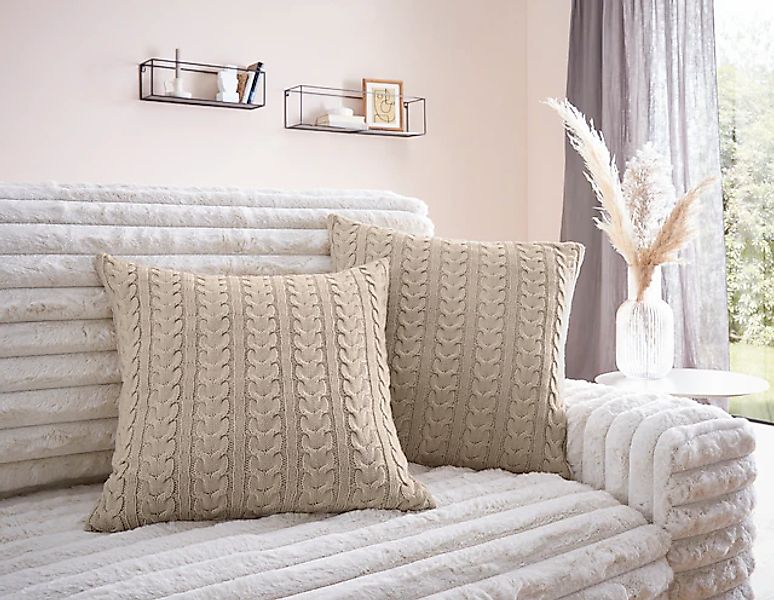 LeGer Home by Lena Gercke Kissenhülle »Trisha«, (2 St., 2 Kissen), Modernes günstig online kaufen