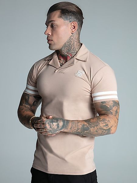Siksilk Poloshirt SikSilk Herren Braunes Tournament günstig online kaufen