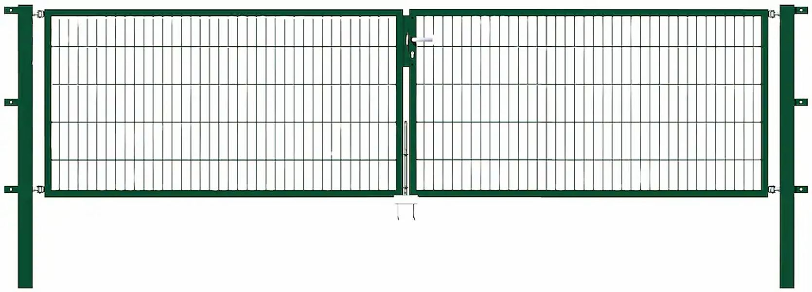 Alberts Zaundoppeltür "Flexo" 400 cm Breite, in versch. Höhen günstig online kaufen