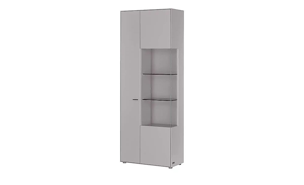 Jette Home Vitrine  Como ¦ grau ¦ Maße (cm): B: 77 H: 206 T: 38.0 Schränke günstig online kaufen