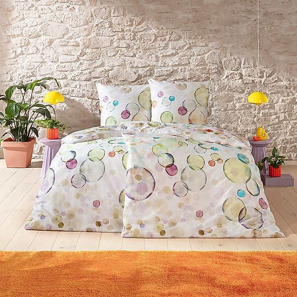 Estella Bettwäsche "Jasmine" 2 tlg. Feinster Mako-Satin aus 100% Baumwolle günstig online kaufen