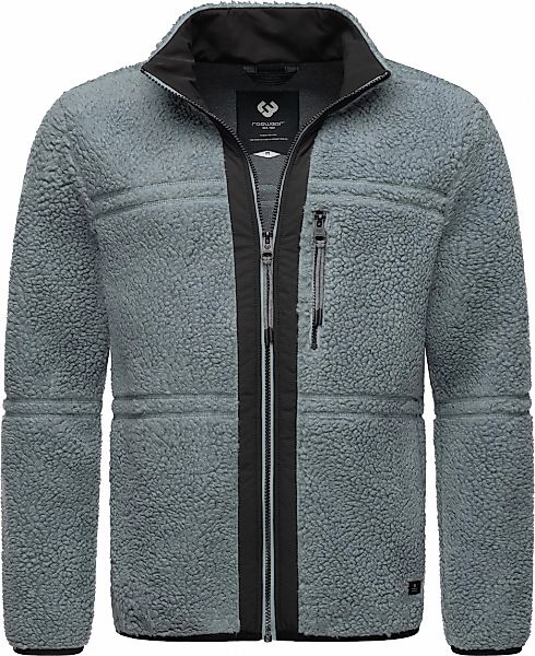 Ragwear Plüschjacke "Noory" ohne Kapuze Herren Basic Teddy-Fleece Jacke günstig online kaufen