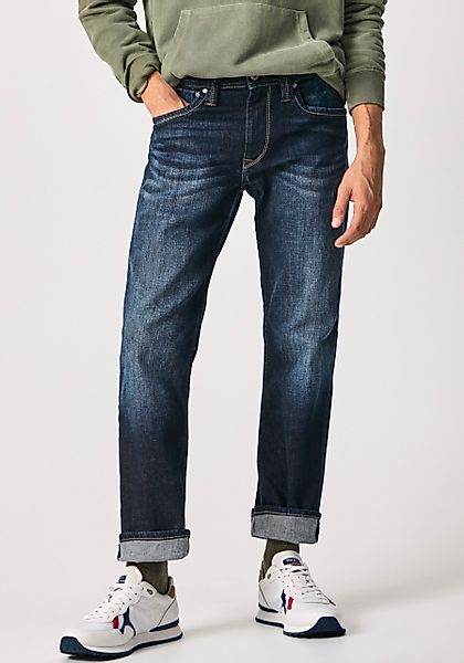 Pepe Jeans Straight-Jeans "KINGSTON ZIP", in 5-Pocket-Form günstig online kaufen