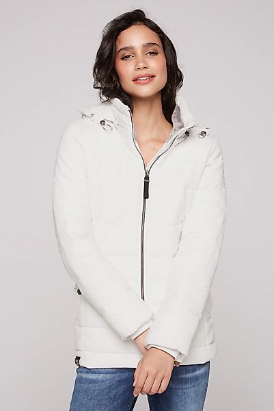 SOCCX Winterjacke, mit Kapuze, mit Plüschfutter im Stehkragen günstig online kaufen