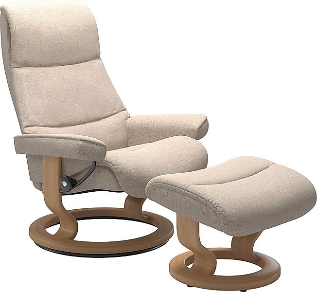 Stressless Relaxsessel "View", (Set, Relaxsessel mit Hocker), mit Classic B günstig online kaufen