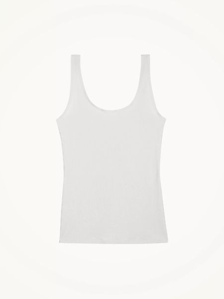 Wolford - Beauty Cotton Top, Frau, pearl, Größe: L günstig online kaufen