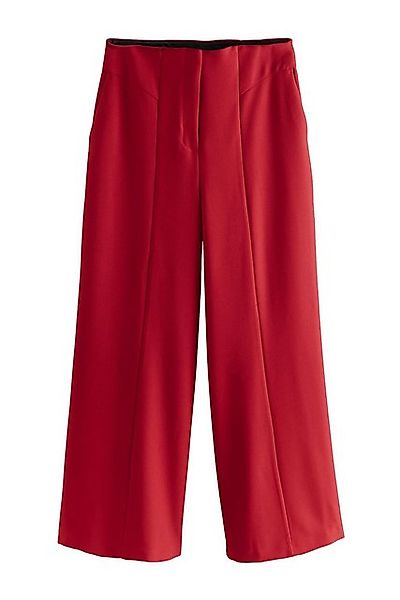 Next Anzughose Tailored Hochbundhose mit weitem Bein, Kurzgröße (1-tlg) günstig online kaufen