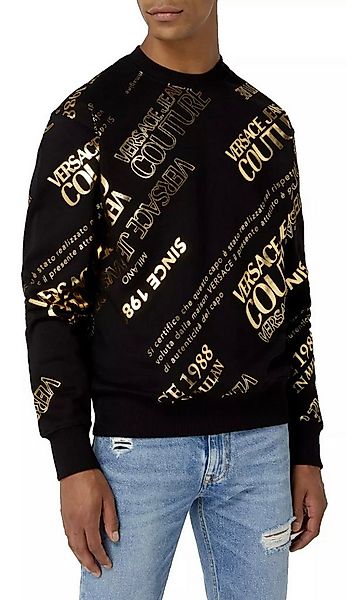 Versace Jeans Couture Sweatshirt All-over Muster Logo Pullover Sweater Rela günstig online kaufen