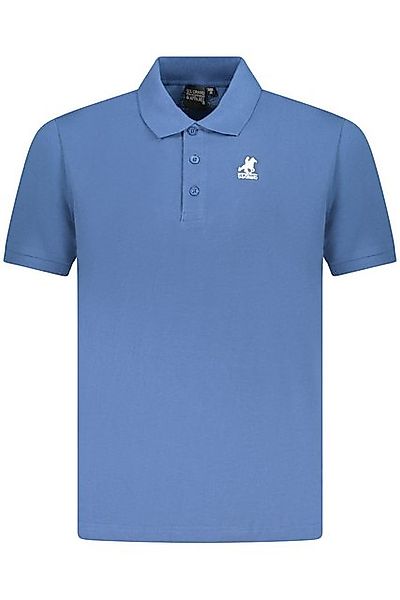 U.S. GRAND POLO Poloshirt Stilvolles Herren Poloshirt in Blau mit Stickerei günstig online kaufen