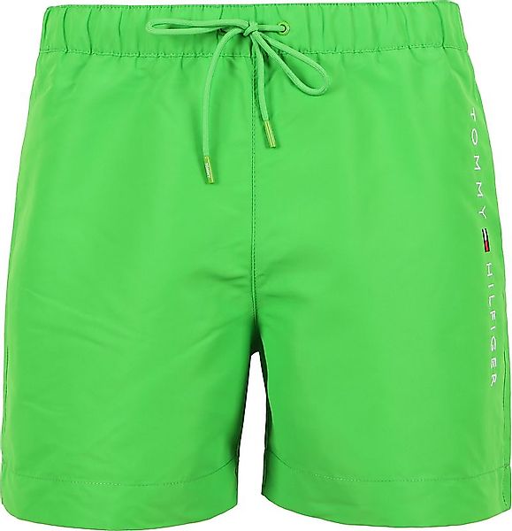 Tommy Hilfiger Badeshorts Logo Grün - Größe S günstig online kaufen