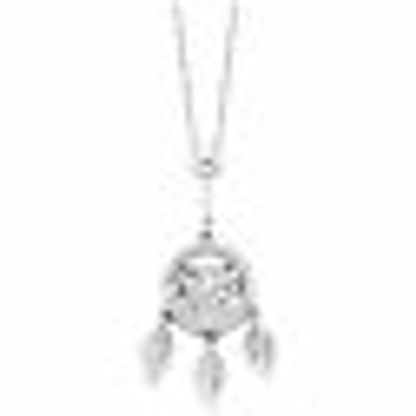 Anhänger mit Kette 925/- Sterling Silber rhodiniert 19 Zirkonia günstig online kaufen