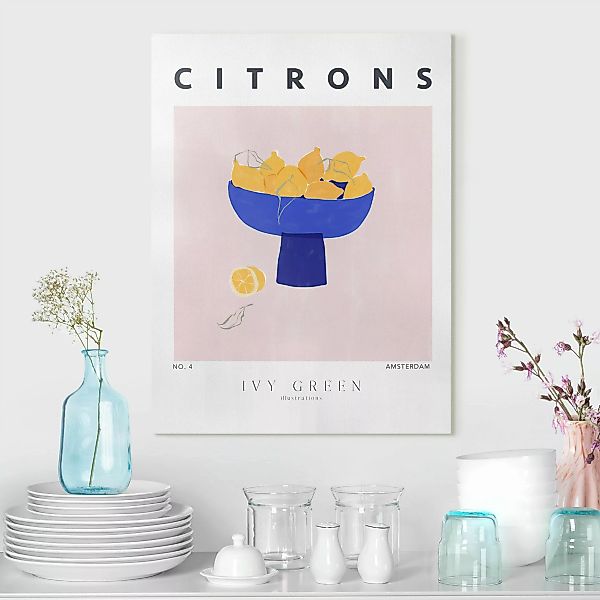 Leinwandbild Ivy Green Illustrations - Citrons günstig online kaufen