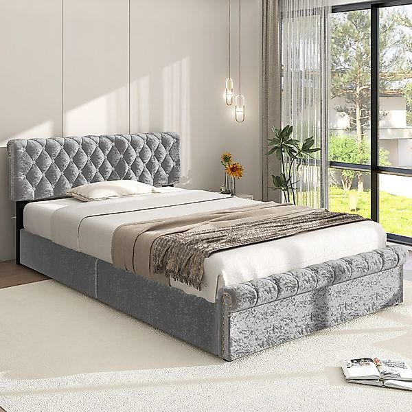 STILVORA Polsterbett bett 90x200 Doppelbett Bettgestell günstig online kaufen
