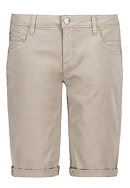 SUBLEVEL Bermudas Elastischer Materialmix, 5-Pocket-Details, Beinumschlag günstig online kaufen