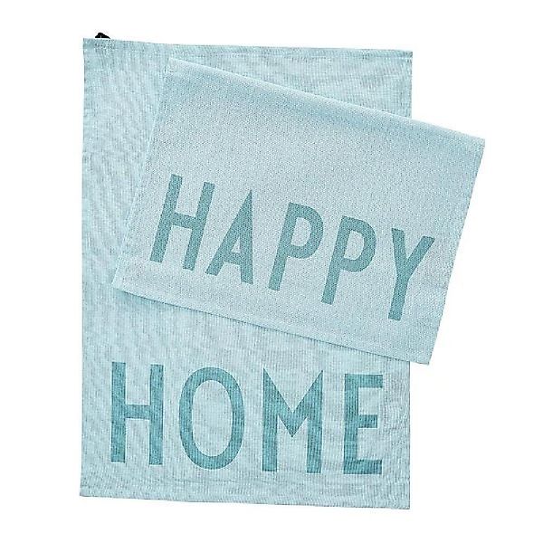 Design Letters Geschirrtuch Geschirrtücher Favourite Hellblau günstig online kaufen