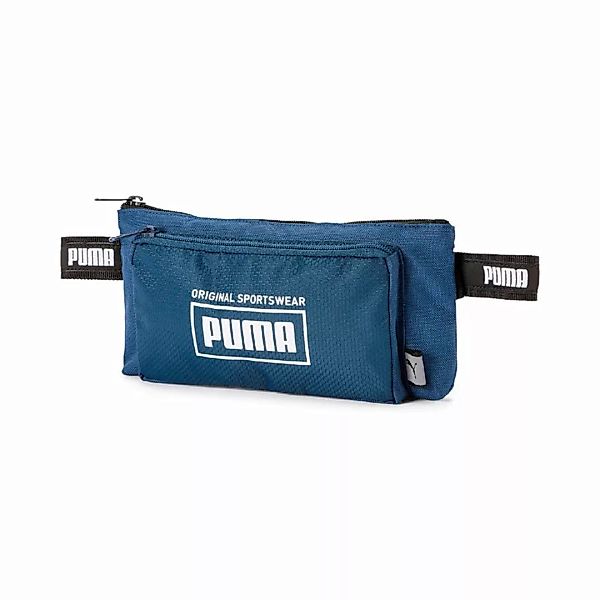 PUMA Unisex Gürteltasche - Waistbag, Puma Logo, ca. 13x26x4cm (HxBxT) Blau günstig online kaufen
