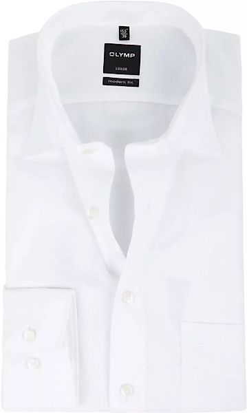 OLYMP Luxor Hemd Modern Fit Weiß - Größe 42 günstig online kaufen