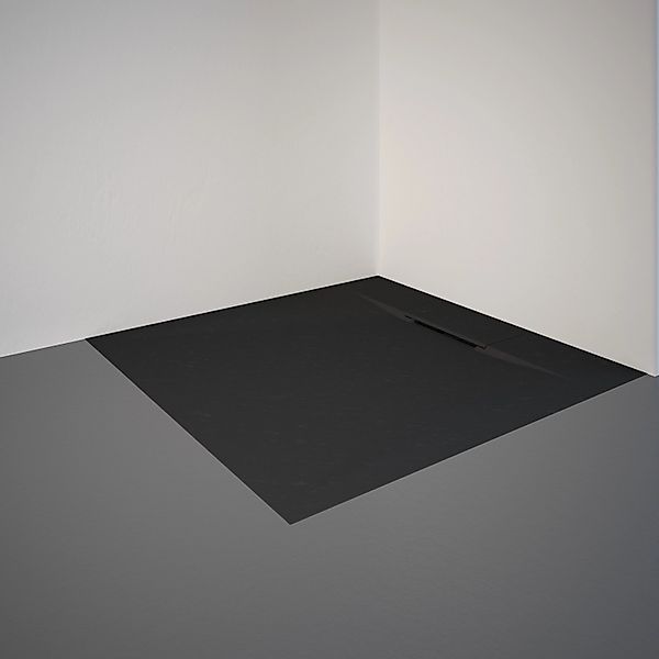 Schulte Duschwanne ExpressPlus Extraflach Quadrat 90 cm x 90 cm Anthrazit günstig online kaufen