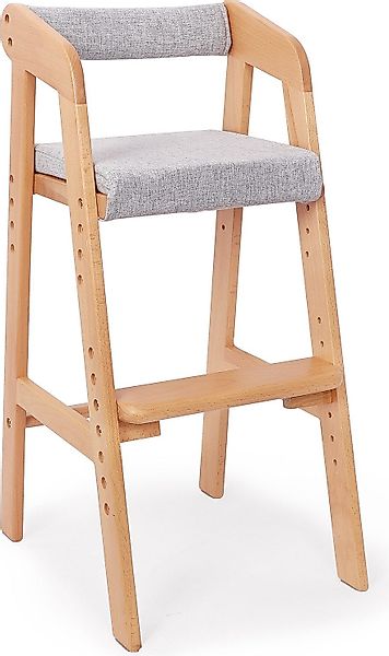YOLEO Stuhl Kinderstuhl Mitwachsender Holz Stuhl günstig online kaufen