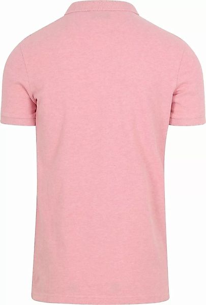 Superdry Classic Poloshirt Melange Rosa - Größe XXL günstig online kaufen