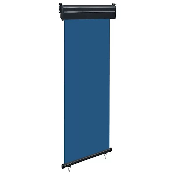 Balkon-seitenmarkise 60 × 250 Cm Blau günstig online kaufen